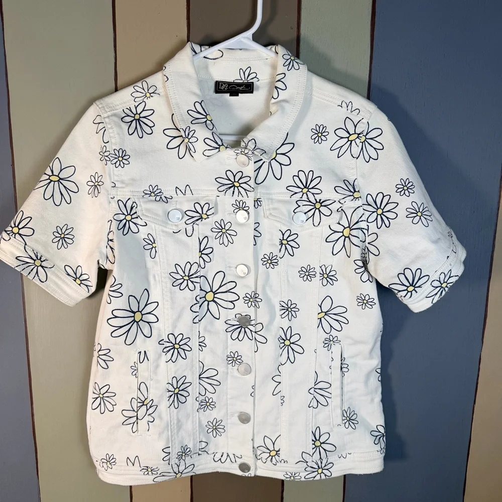 Daisy Denim Jacket-Size:Small - Picture 6 of 8